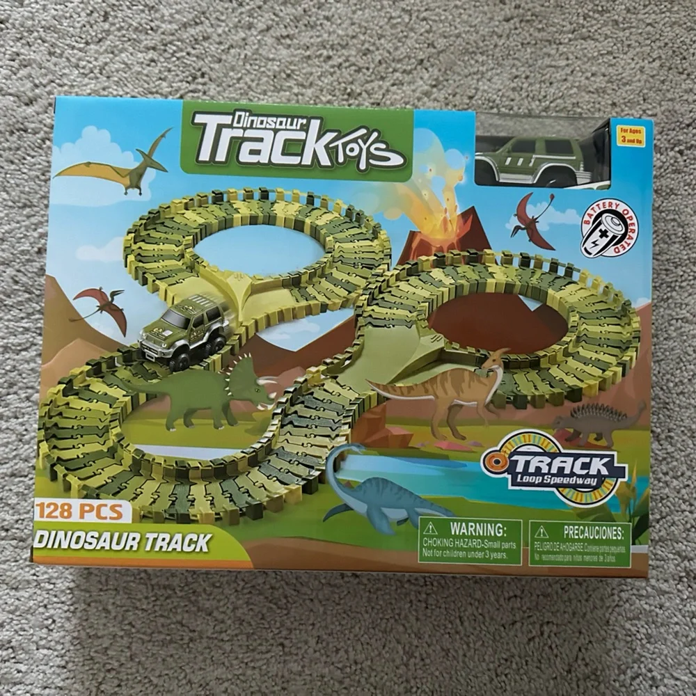 Dinosaur 128 pc Track Set toddler boy